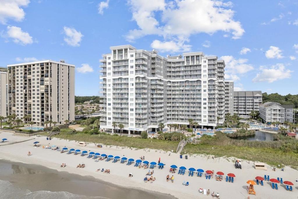 Direct Oceanfront- King Bedroom- Amazing Views/Pools/Hot Tubs/Beach Access/Golf 默特尔比奇 外观 照片
