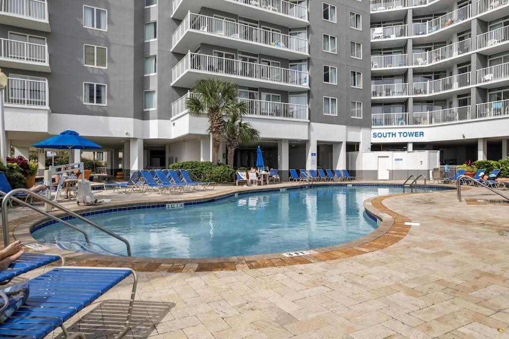 Direct Oceanfront- King Bedroom- Amazing Views/Pools/Hot Tubs/Beach Access/Golf 默特尔比奇 外观 照片